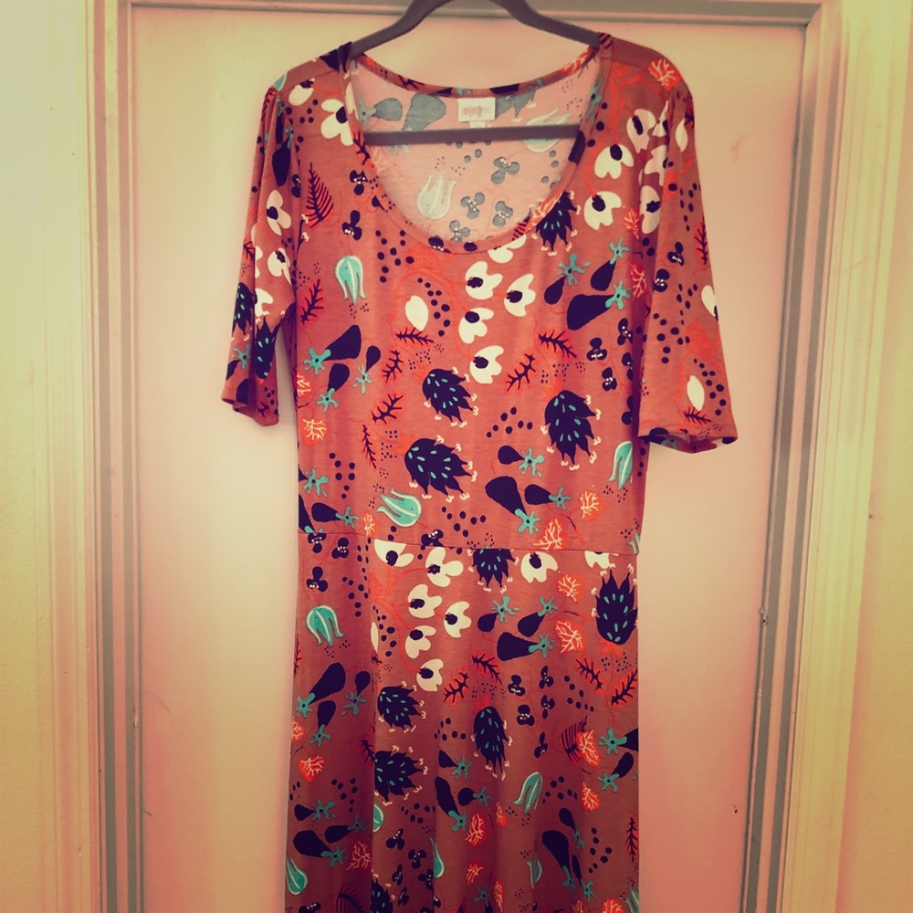 NWOT! LuLaRoe ‘Ana’ Maxi Dress’, Size 2x